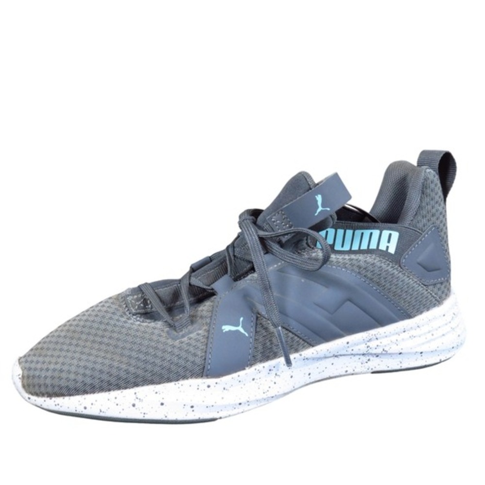 PUMA Contempt Demi Women Training Shoes Size 7 Gray Blue Mesh‎ Athletic